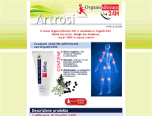 Tablet Screenshot of organicsiliciumshop.com